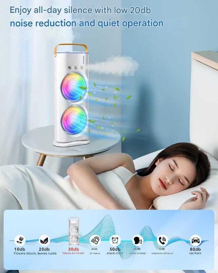 Portable Tower Mist Spray Cooling Air Fan (35%Off)