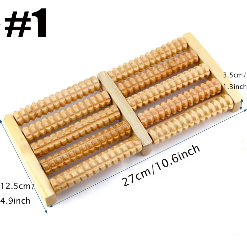 Manual Wooden Roller Massager