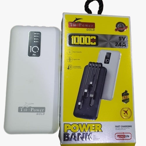 Folding Fan With Power Bank & Led Light (50%OFF)