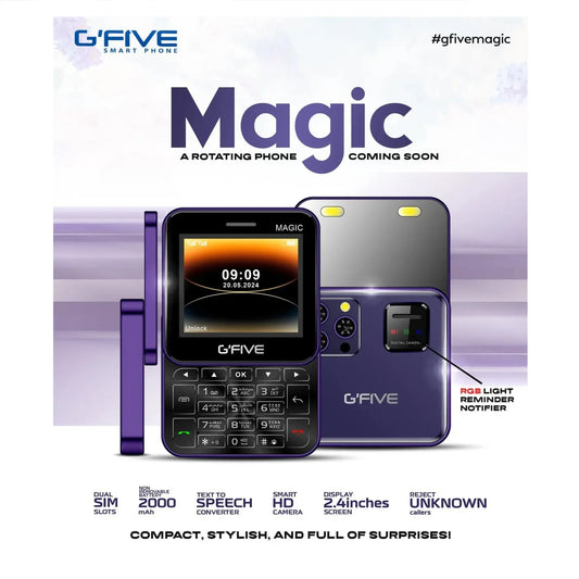 Gfive Magic | Slide Phone | Dual Sim | Official PTA Approved |RS-3595