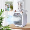 Mini Rechargeable Fan & Humidifier With Water Bottle-2300