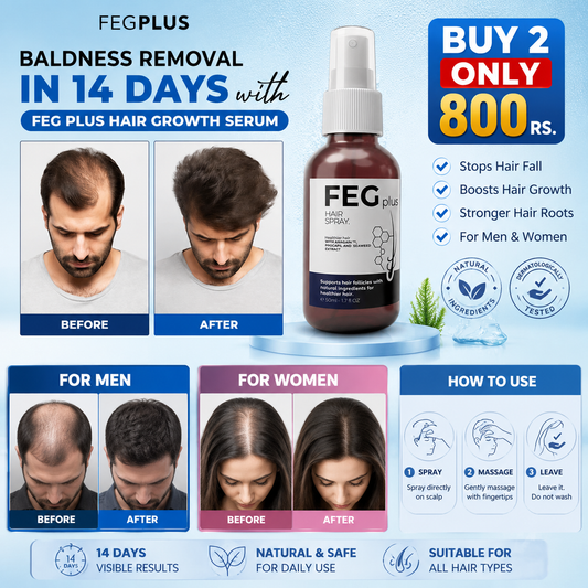 FEG PLUS- Hair Growth Spray 50ml (BUY 1 GET 1 FREE)