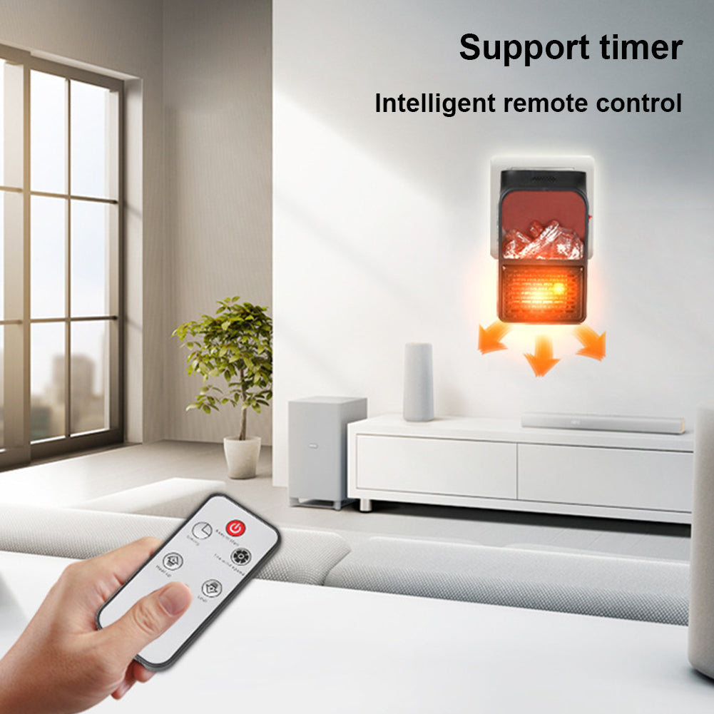 3D Flame Mini Electric Stove Heater - 1000W ( 1 Year Warranty )