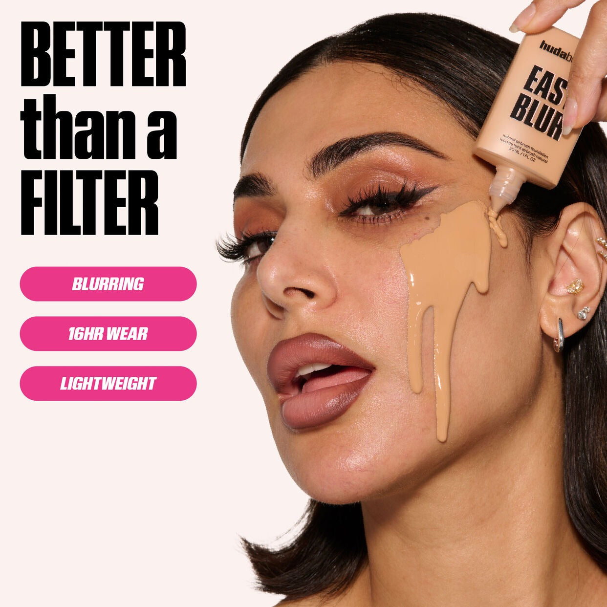 HUDABEAUTY -Easy Blur Foundation For All Skin Tones (75% Off)