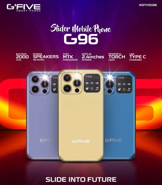 G-five G96 Sliding ( RS-4495) سے منظور شدہ موبائل  PTA