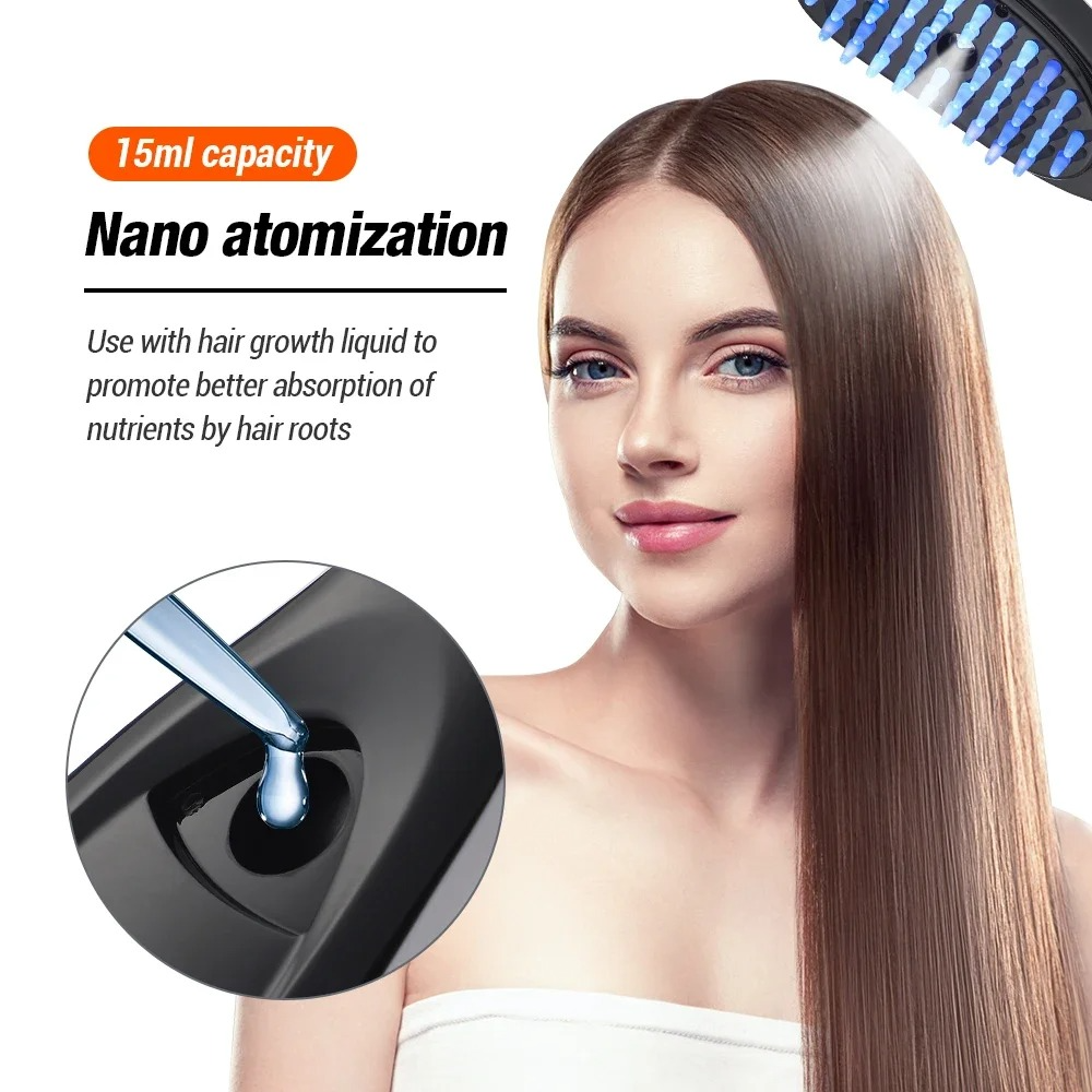 Electric Spray Massage Hair Brush