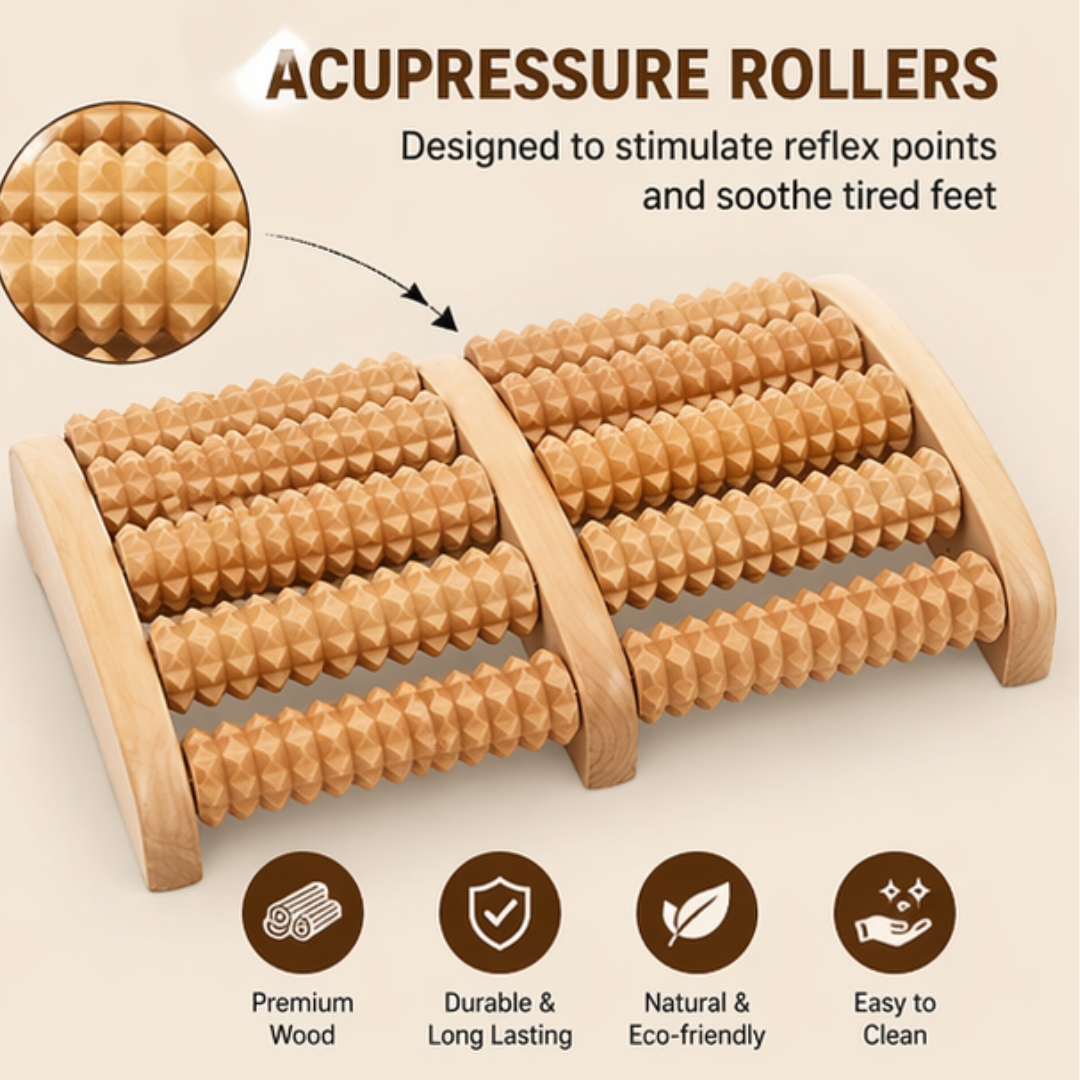 Wooden Foot Massager- High Quality-1000