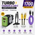 Fast Charger With 3 Cables Deal Bundle |RS-1700