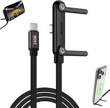 240W Type C to C Cable with 360 Degree Aluminium Stand