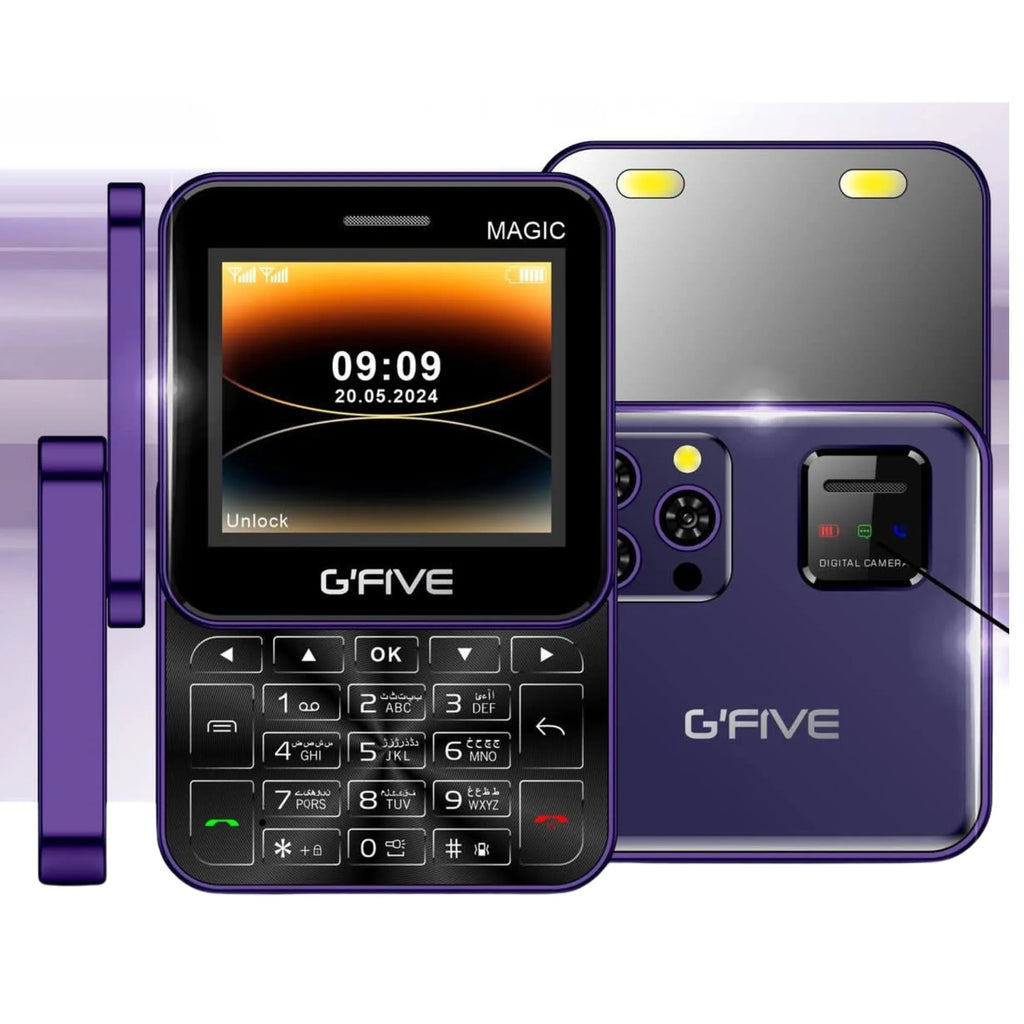 Gfive Magic | Slide Phone | Dual Sim | Official PTA Approved |RS-3695